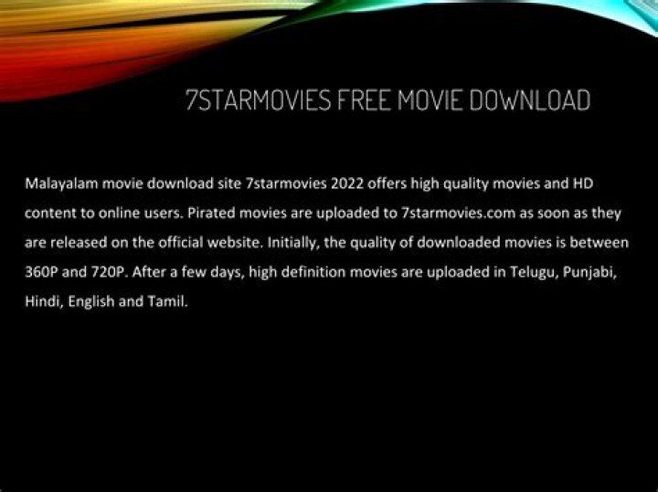 Guide to 7Star Movies Download: Everything You Need to Know