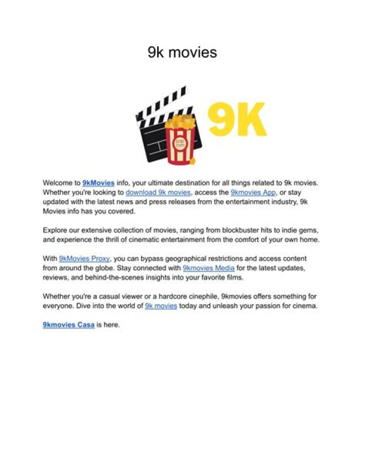 9kmovies Proxy: Your Ultimate Guide to Accessing Blocked Entertainment