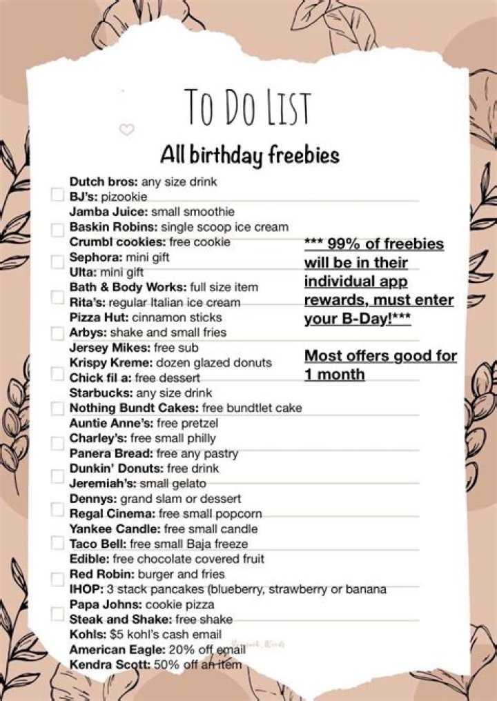 Best Birthday Freebies: Celebrate Your Special Day with Amazing Offers