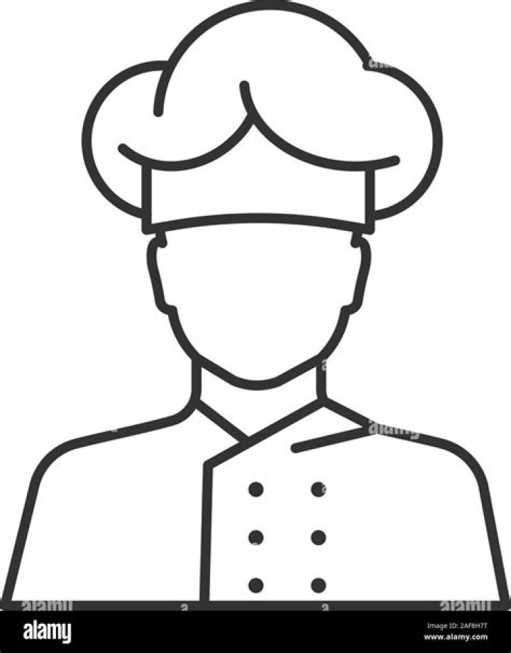 Mastering the Art of Chef Working Easy Drawing