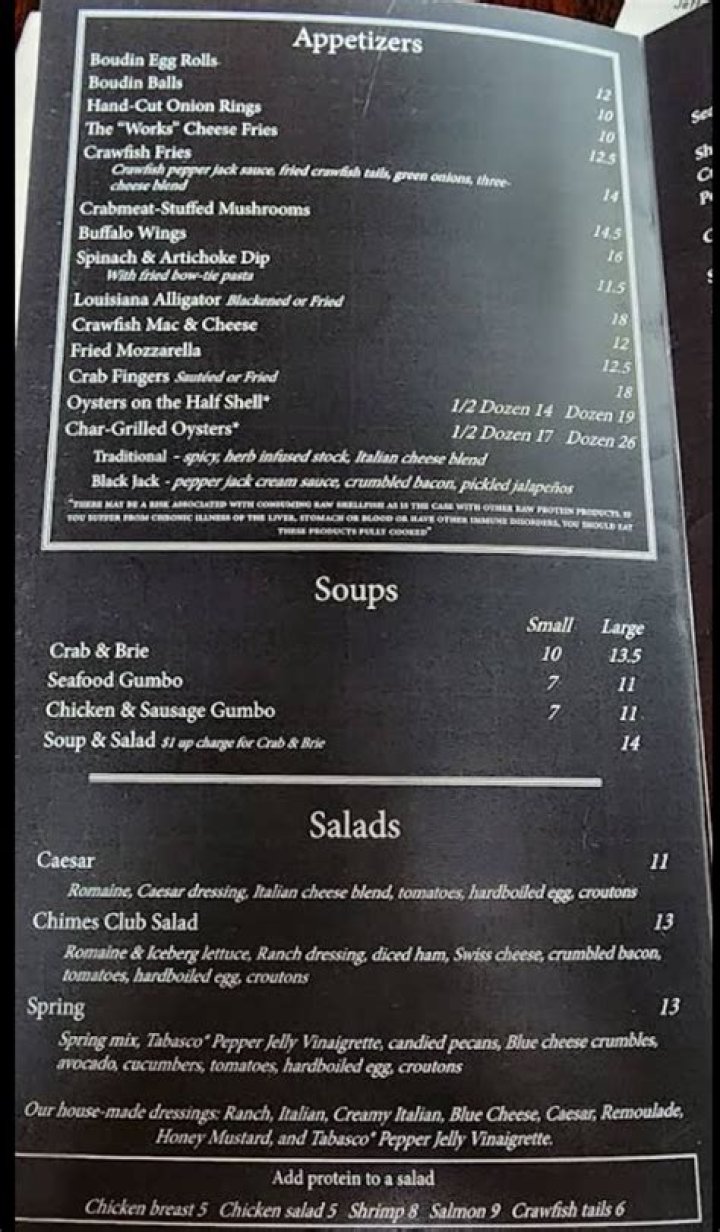 Discovering the Exquisite Flavors of Chimes Lafayette Menu