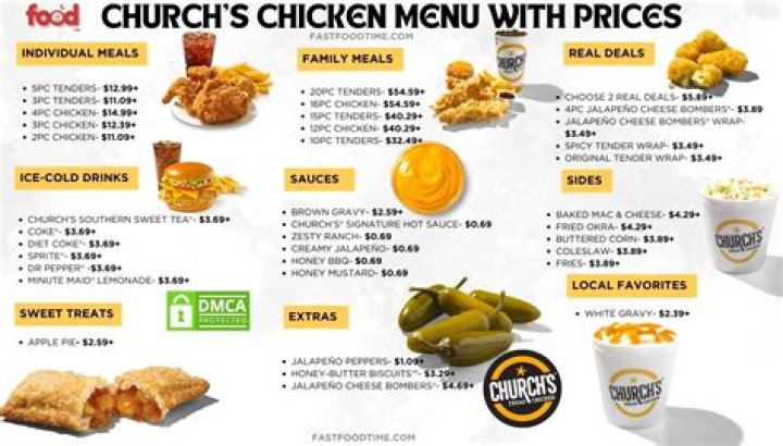 Discovering the Flavorful Delights of Church’s Chicken Menu