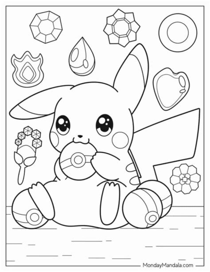 Cute Pokémon Coloring Pages: Unleash Your Creativity!