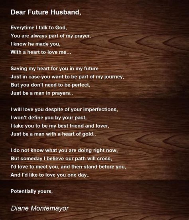 Dear Future Husband: A Heartfelt Letter to My One True Love