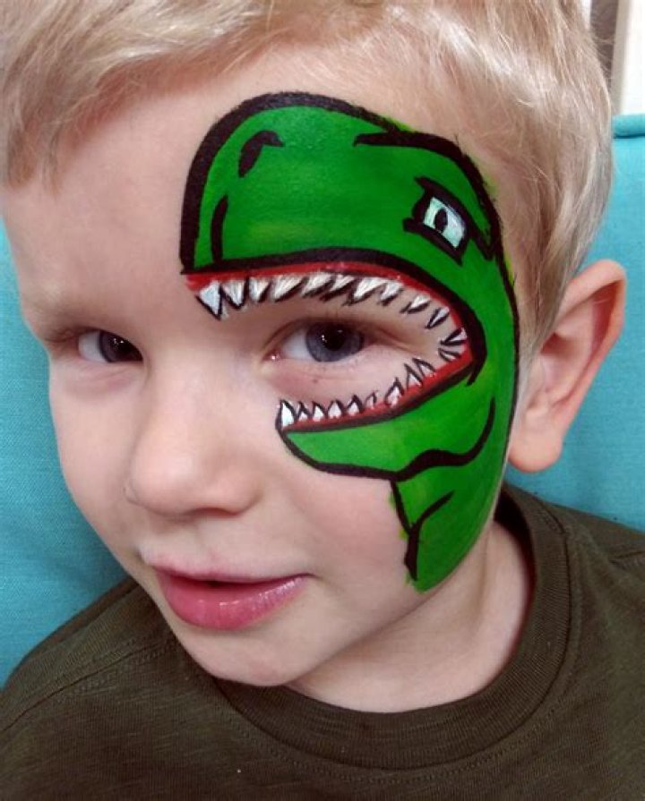 Dinosaur Face Painting: Unleashing Your Inner Prehistoric Pal