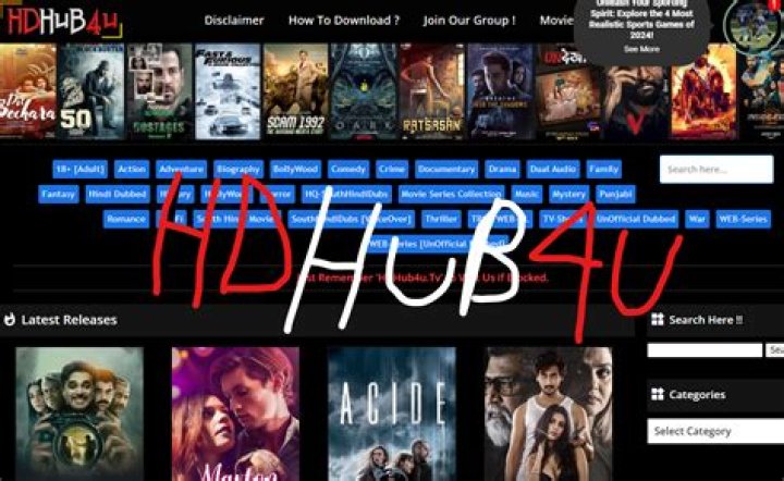 HDHub4U.ST: Your Ultimate Destination for High-Quality Movies and TV Shows