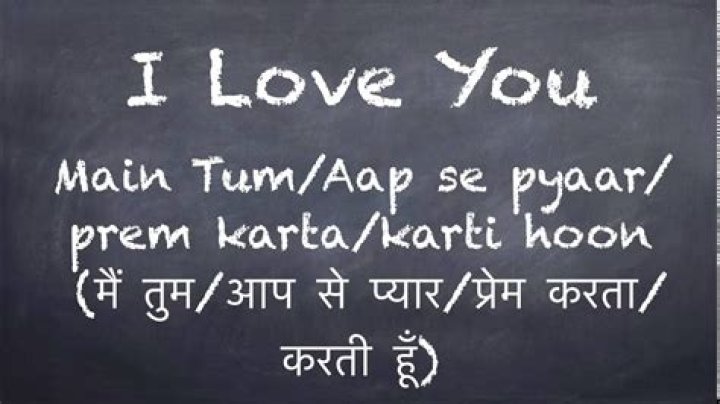 Expressing Love: The Meaning of "I Love You" in Hindi