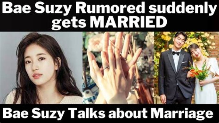 Unveiling the Truth: Is Bae Suzy Married?
