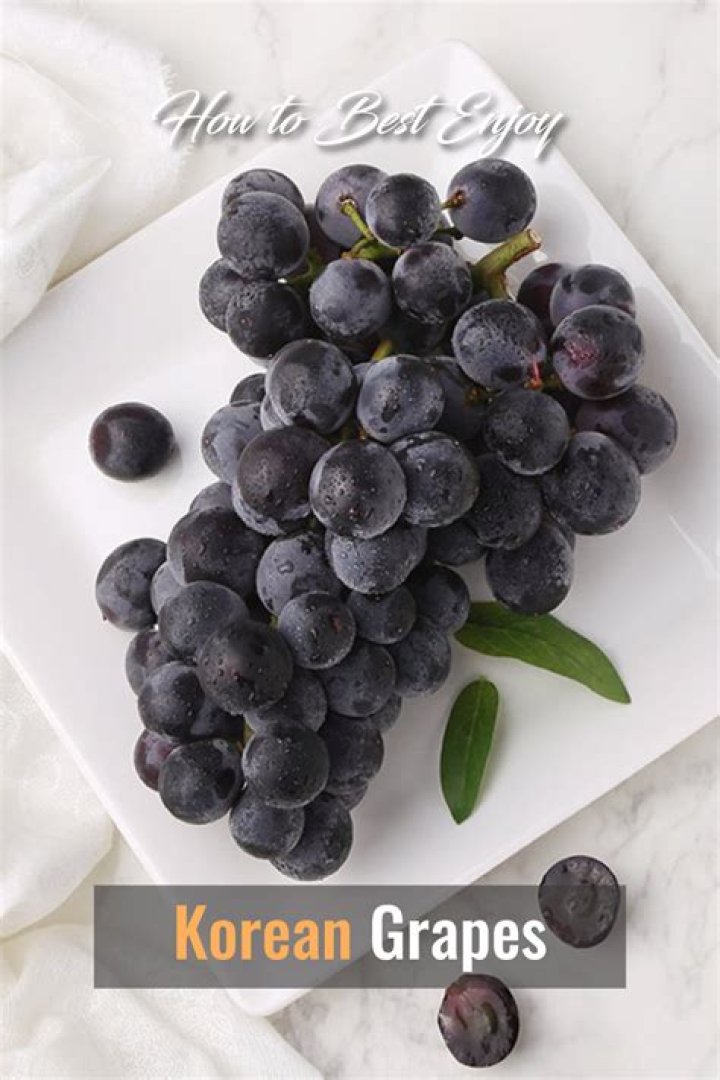Korean Grapes: A Delicious Journey into the World of Korean Fruit