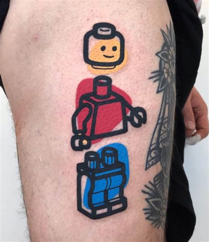 Lego Tattoos: A Creative Expression of Childhood Nostalgia