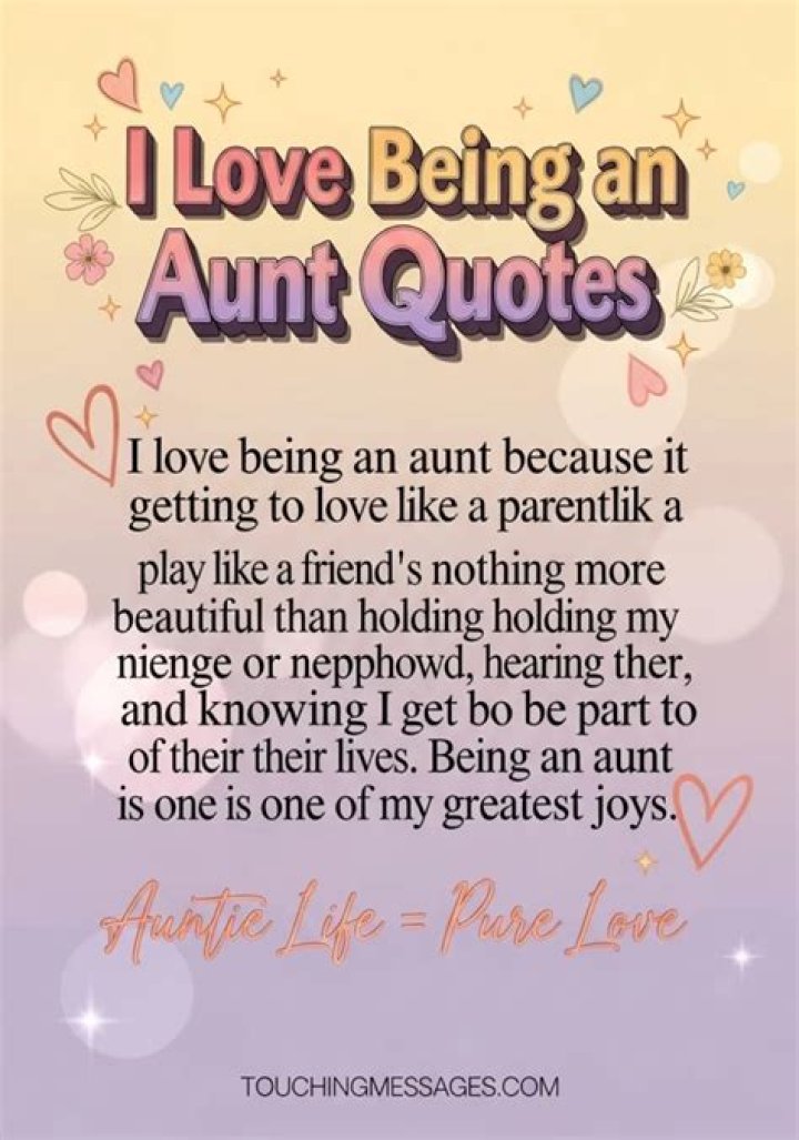 The Endearing Role of a Loving Aunt in Our Lives