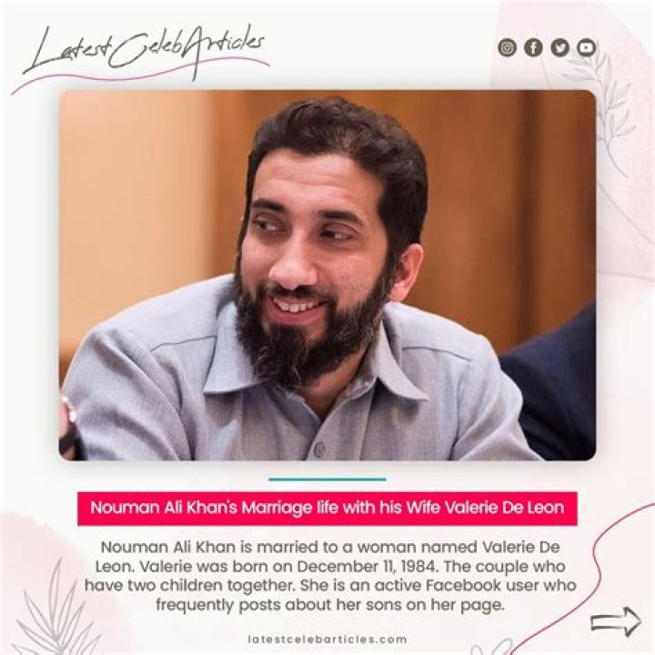 Nouman Ali Khan Wife Valerie De Leon: An In-Depth Exploration