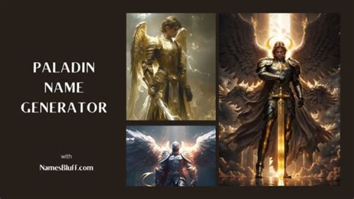 Discovering Unique Characters with a Paladin Name Generator