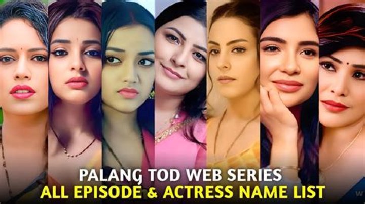 Palang Tod Web Series: A Gripping Tale of Suspense and Mystery