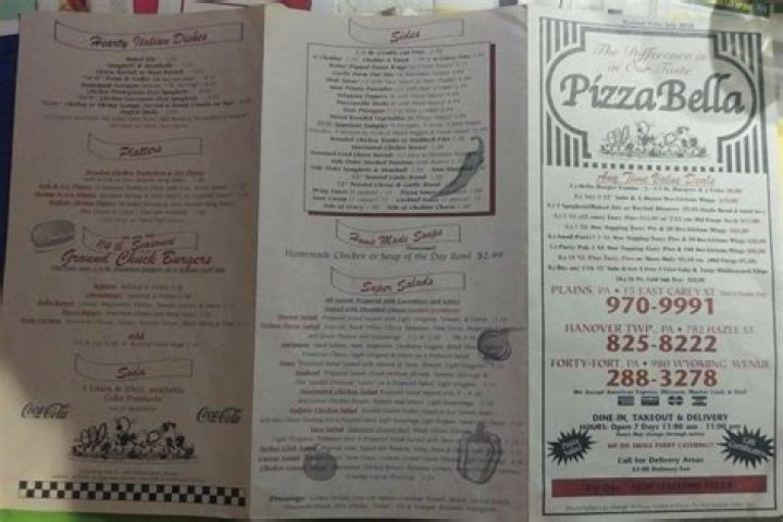 Delicious Discoveries at Pizza Bella Forty Fort