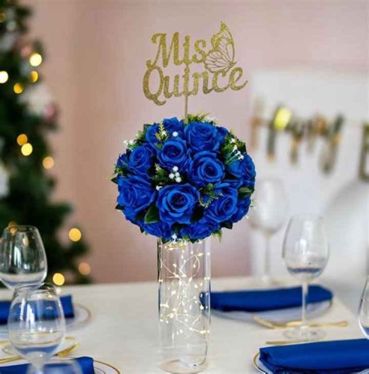 Embrace Elegance with the Royal Blue Mis Quinceanera Shirt
