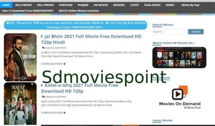 Exploring the World of SDMoviesPoint: Your Guide to Unlimited Entertainment
