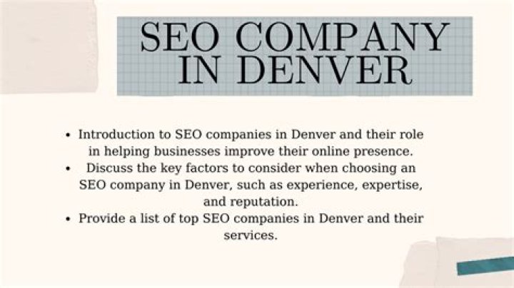 Top SEO Company in Denver: Your Ultimate Guide to Digital Success