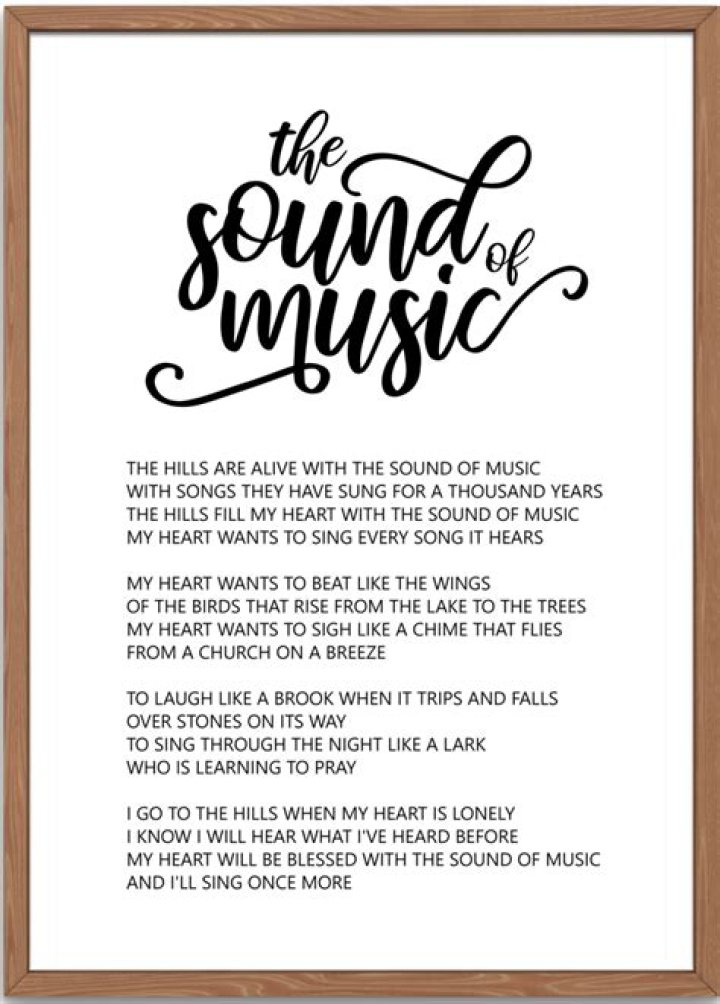 Exploring the Lyrics of "The Sound of Music" Songs: A Journey Through Melodious Memories