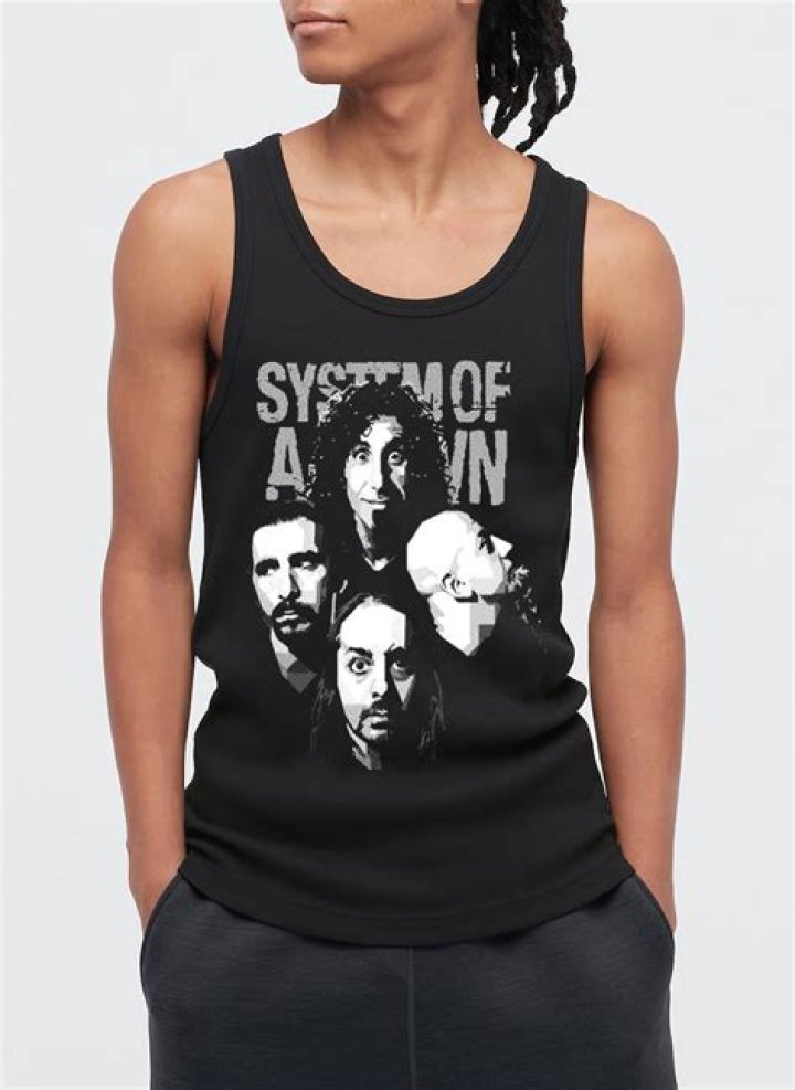 Elevate Your Wardrobe with System of a Down Tank Top - Enjoy Free Shipping!