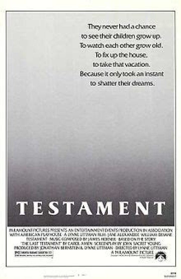 Testament Movie 1983: A Cinematic Masterpiece That Still Resonates Today