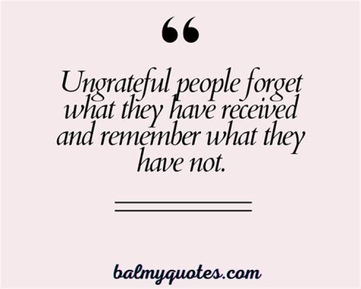 Ungrateful Quotes: A Deep Dive into the Meaning and Impact