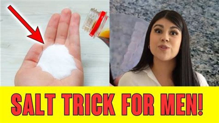 What Is Salt Trick for Penis: A Comprehensive Guide